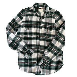 American Eagle Outfitters Green Plaid Blouse